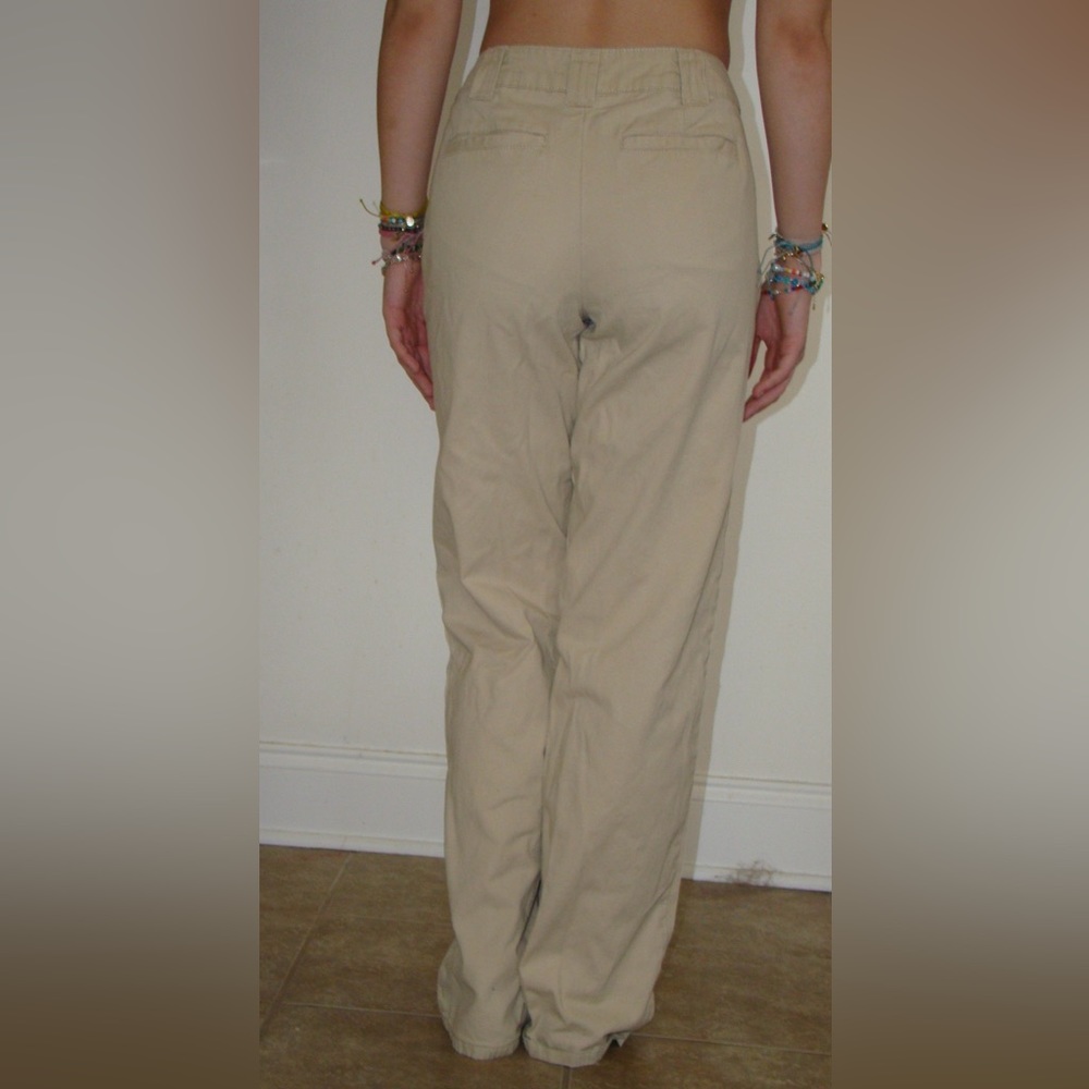 khaki jeans high rise